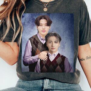 Wooyoung Park Seong Hwa Kpop Shirt, ATEEZ Step Bros Sweatshirt, Funny Kpop Gift